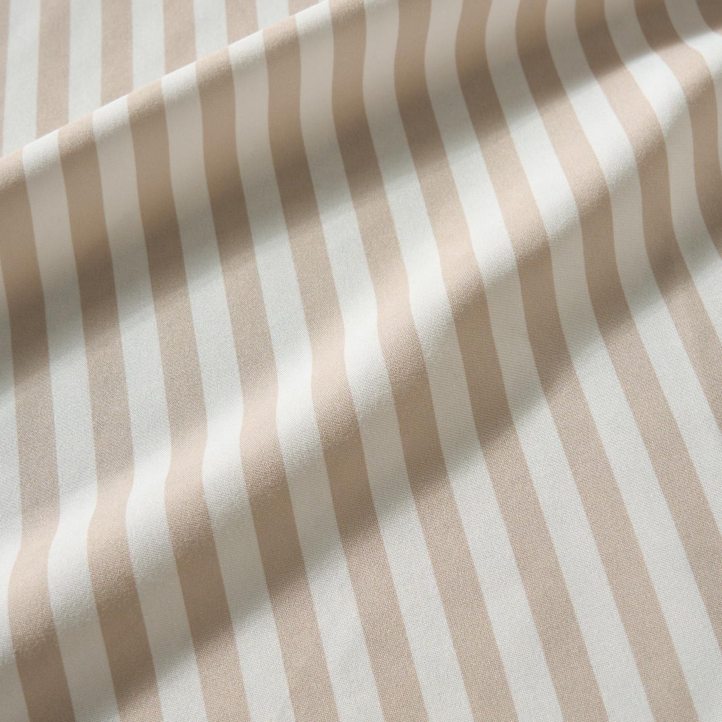 OHS Stripe Frill Voile Net Curtains 2 Window Panels Sheer Rod Slot Top Pair Set