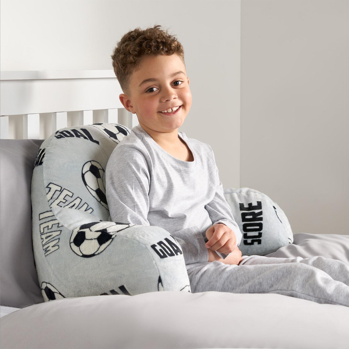 OHS Kids Gaming Cushion Bed Reading Pillow Soft Support with Arms Lumbar Chair