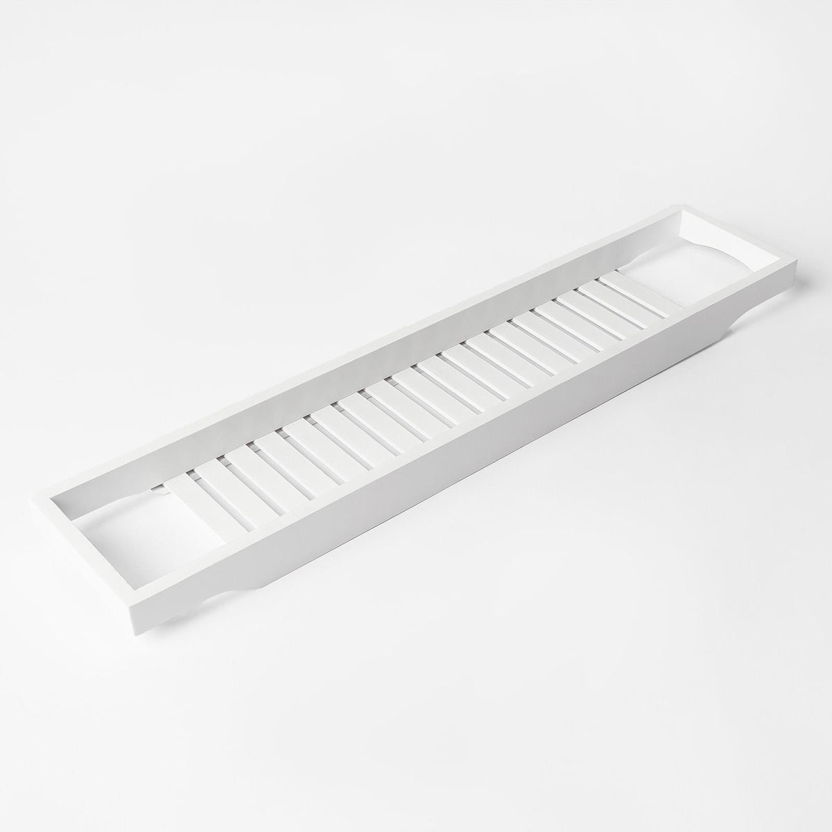 OHS Bamboo Bath Tub Rack Storage Bathroom Caddy Shelf Tray Soap Holder Tidy Unit