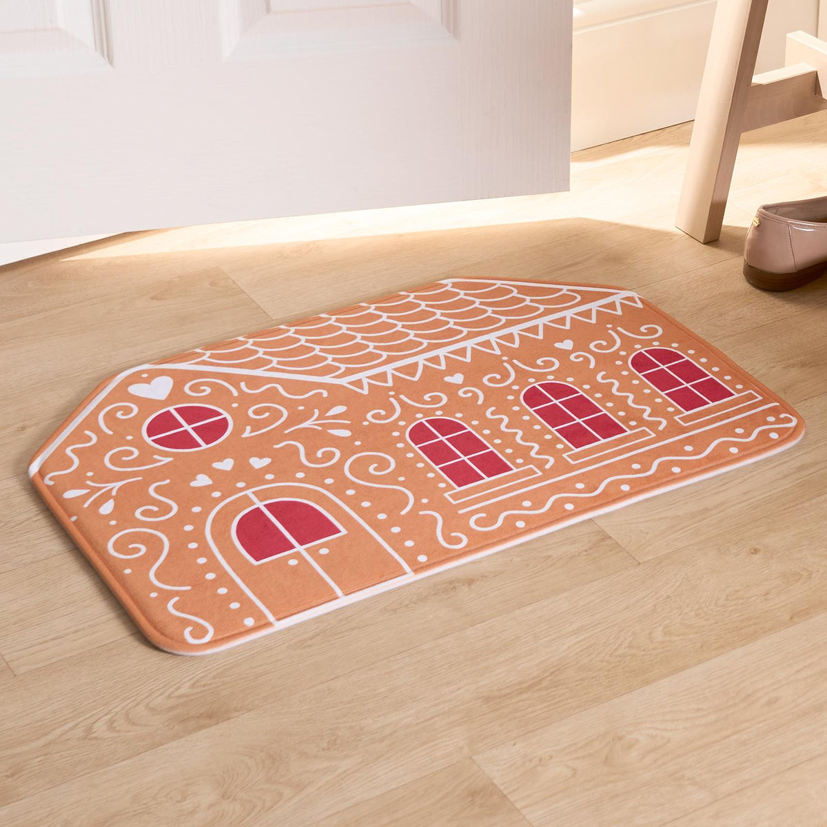 OHS Print Doormat Runner Xmas Festive Decorative Hallway Rug Kitchen Floor Mat