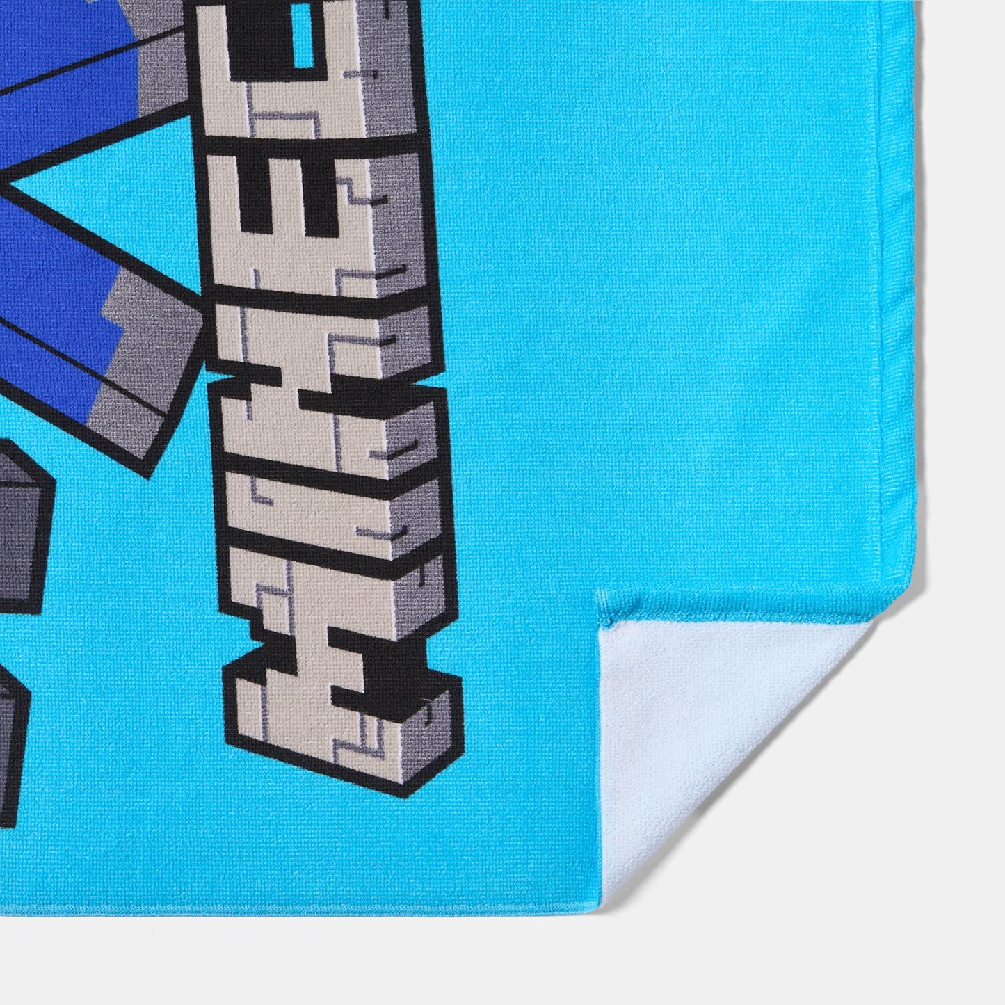 OHS x Minecraft Kids Beach Towel Hooded Poncho Absorbent Quick Dry Microfibre