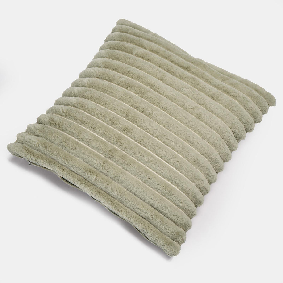 OHS Thick Rib Cushion Covers Faux Fur Soft Fleece Square Pillowcases Home Decor