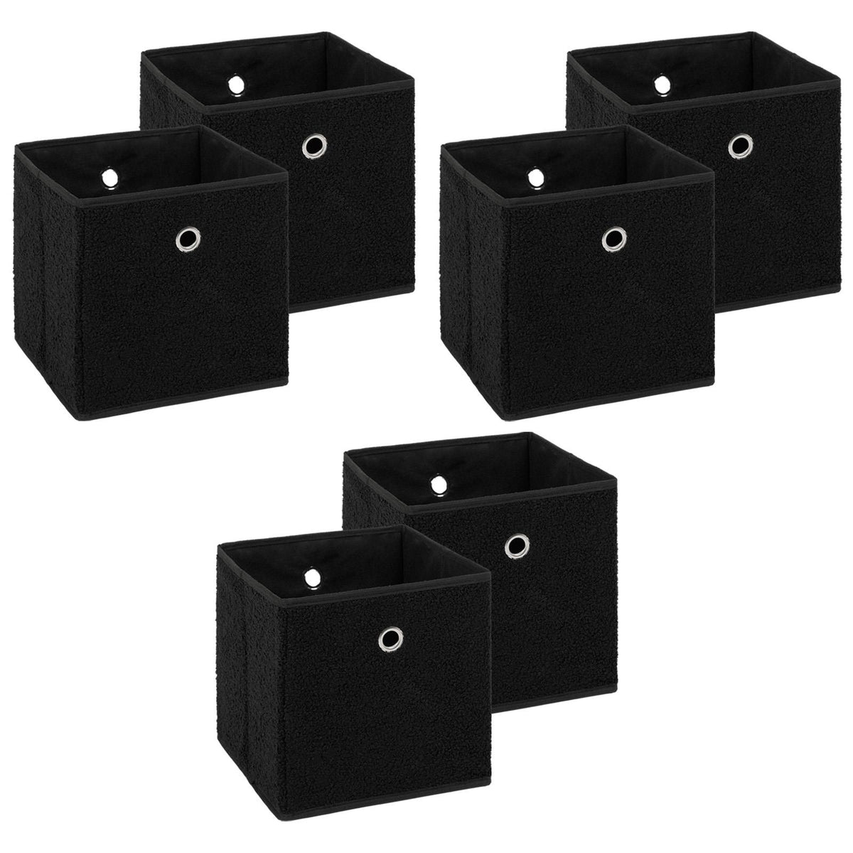 Pack of Storage Boxes 2 4 6 8 Pack Folding Space Saving Solution Toy Box Shelf