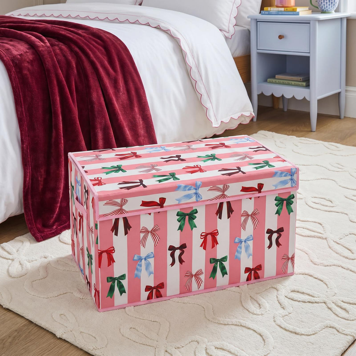 OHS Print Storage Box Large Folding Collaspsible Space Saving Organiser with Lid