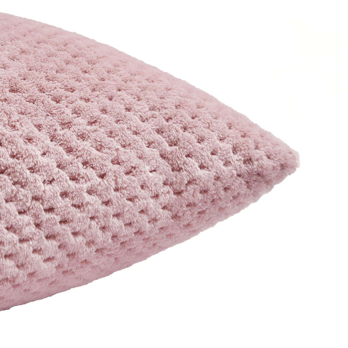 OHS Waffle Fleece Cushion Covers 2/4 Pack Soft Filler Decor