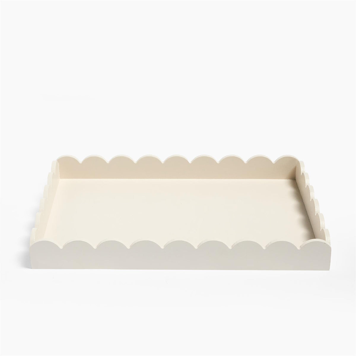 OHS Scallop Edge Tray Serving Plate Decorative Organiser Storage Home Decor
