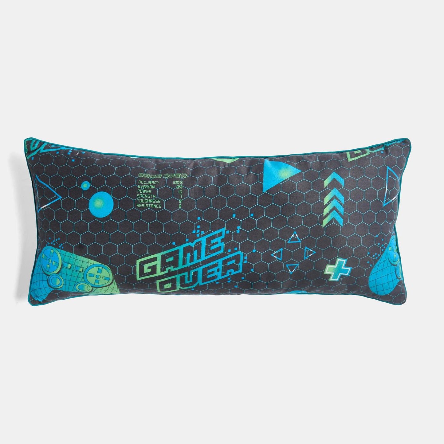 OHS Kids Print Bolster Pillow Soft Neck Back Support Filled Cushion