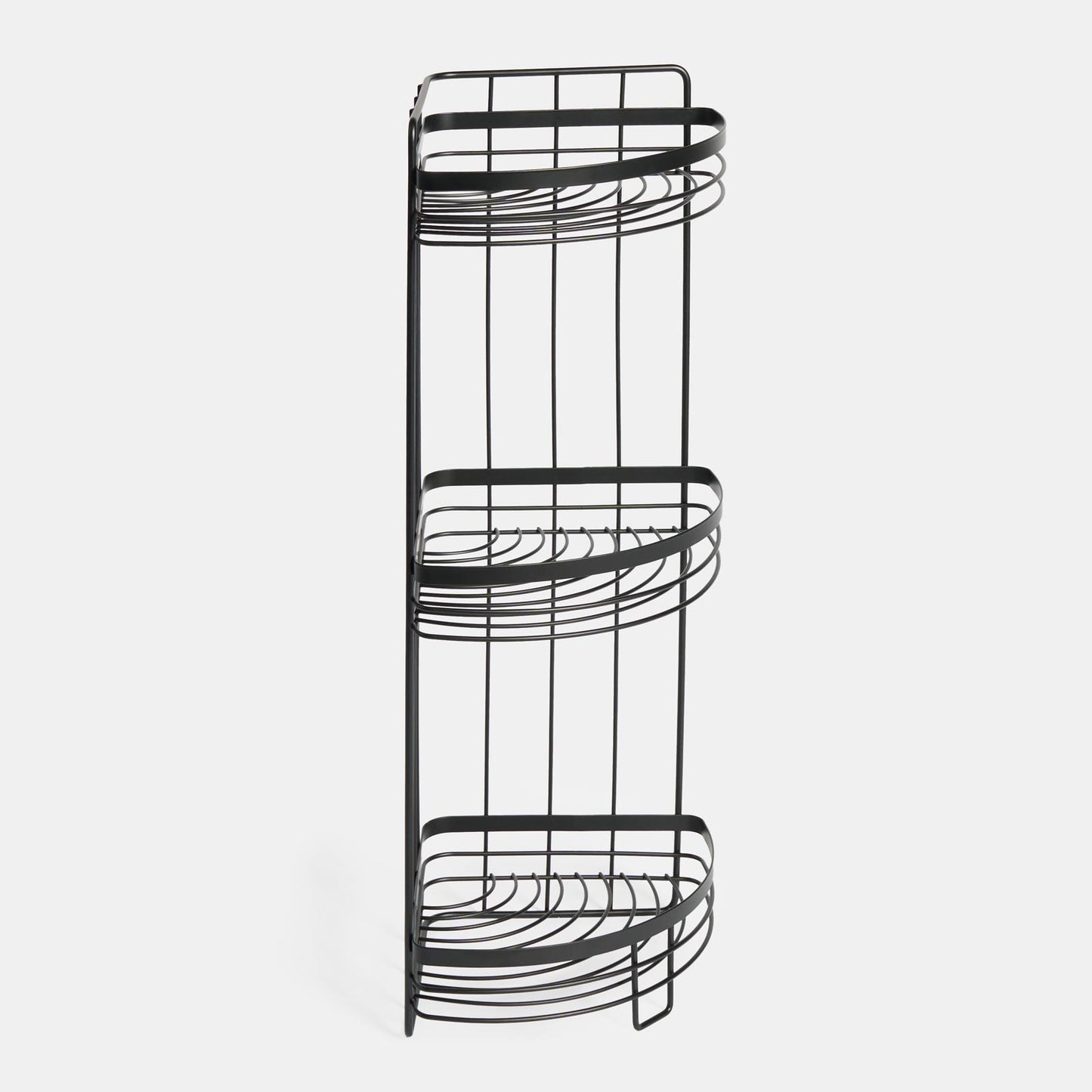 OHS 3 Tier Shower Caddy Bathroom Organiser Plastic Freestanding Corner Shelf