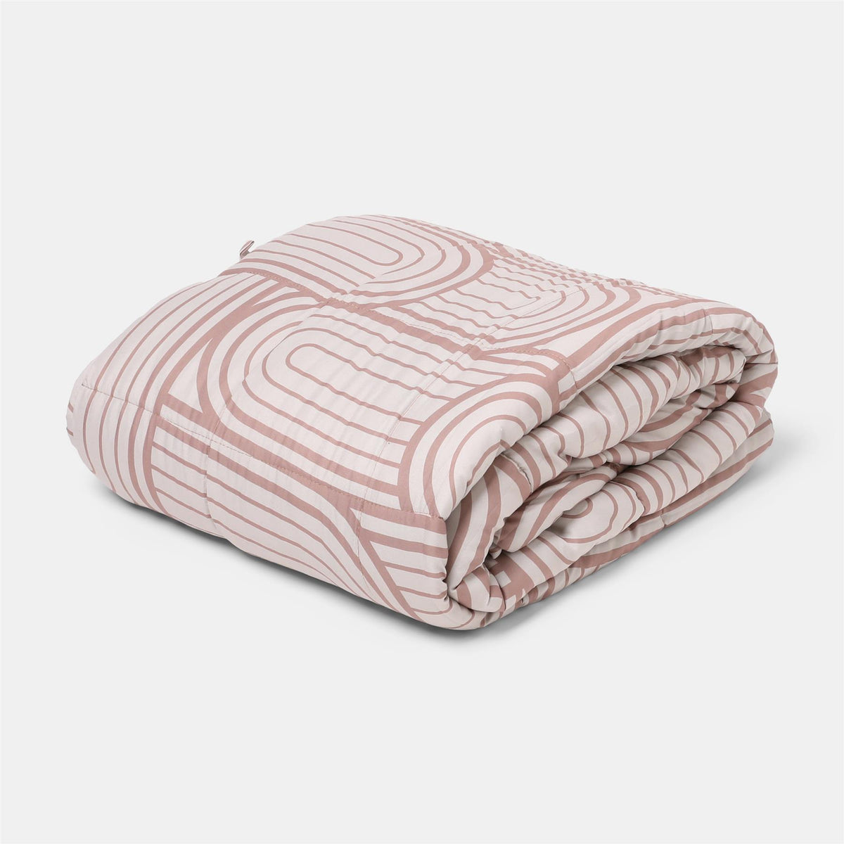 OHS Printed Weighted Blanket 8kg Quilted Throw Sensory Sleep Anxiety Therapy