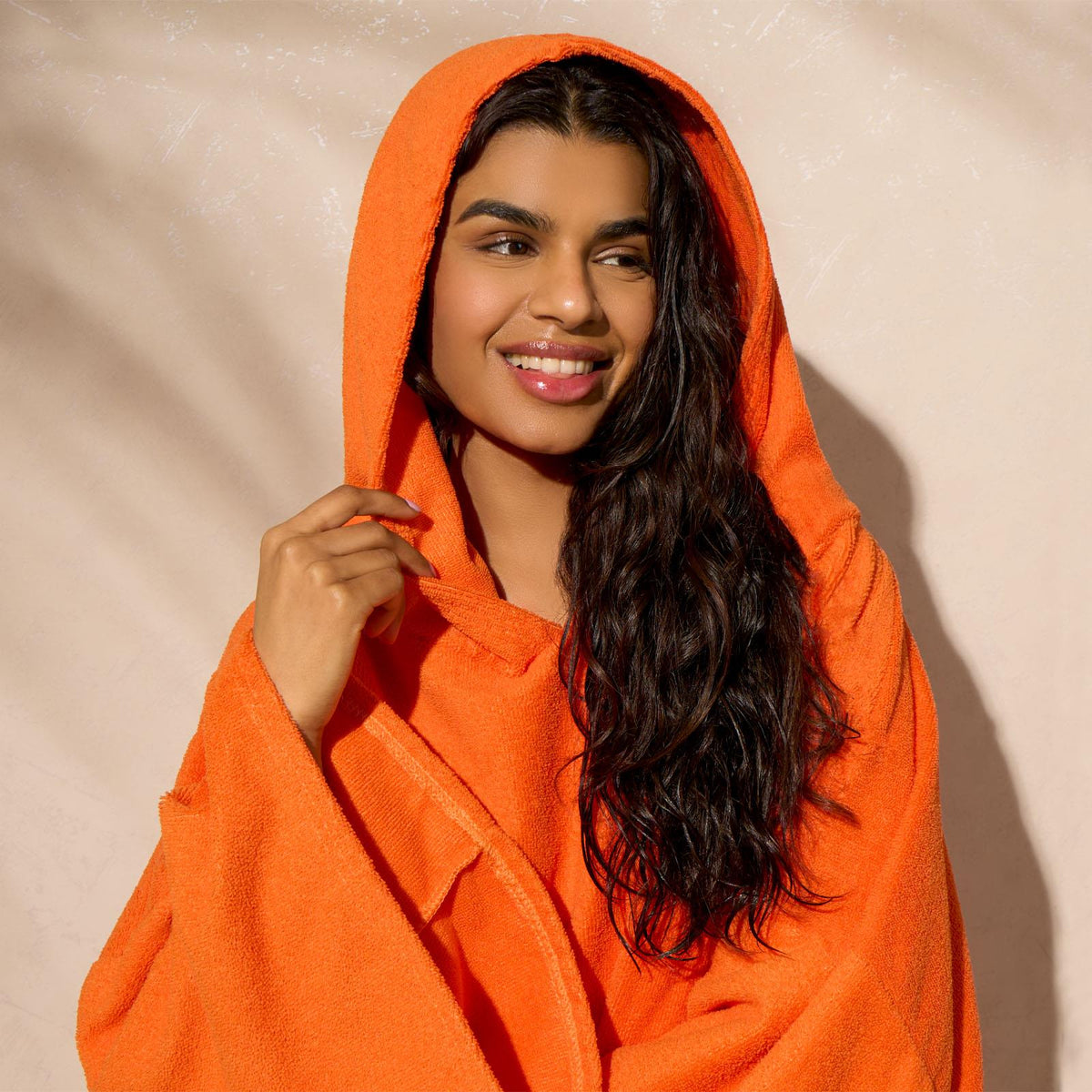 OHS Hooded Towel Poncho Adult Absorbent Dry Beach Swim Bath Changing Robe
