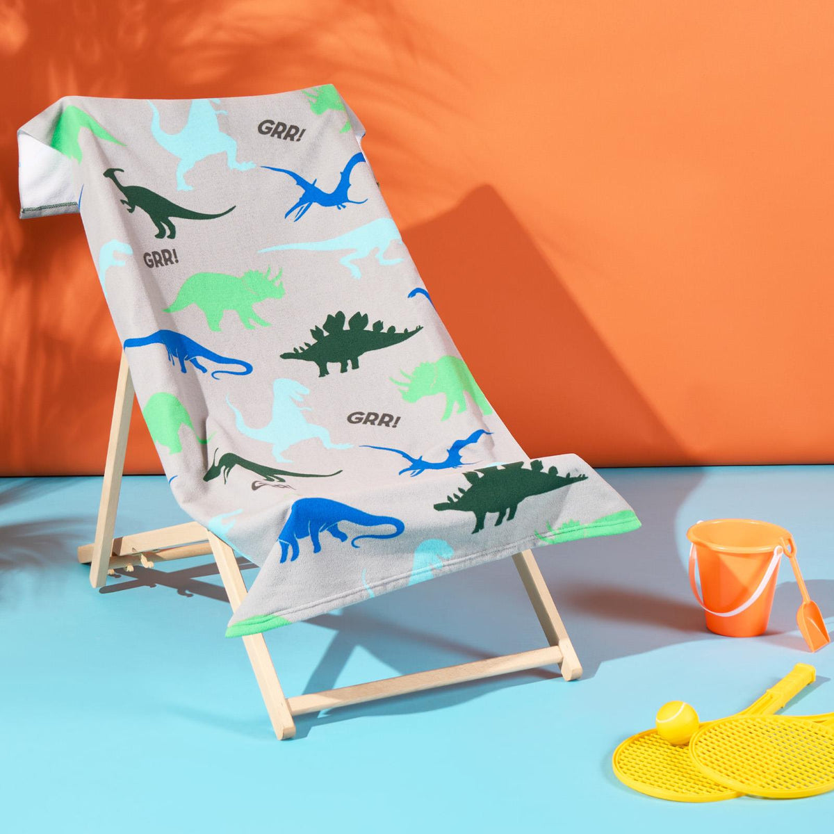 OHS Print Beach Towel Microfibre Quick Dry Bath Holiday Gym Travel Sport