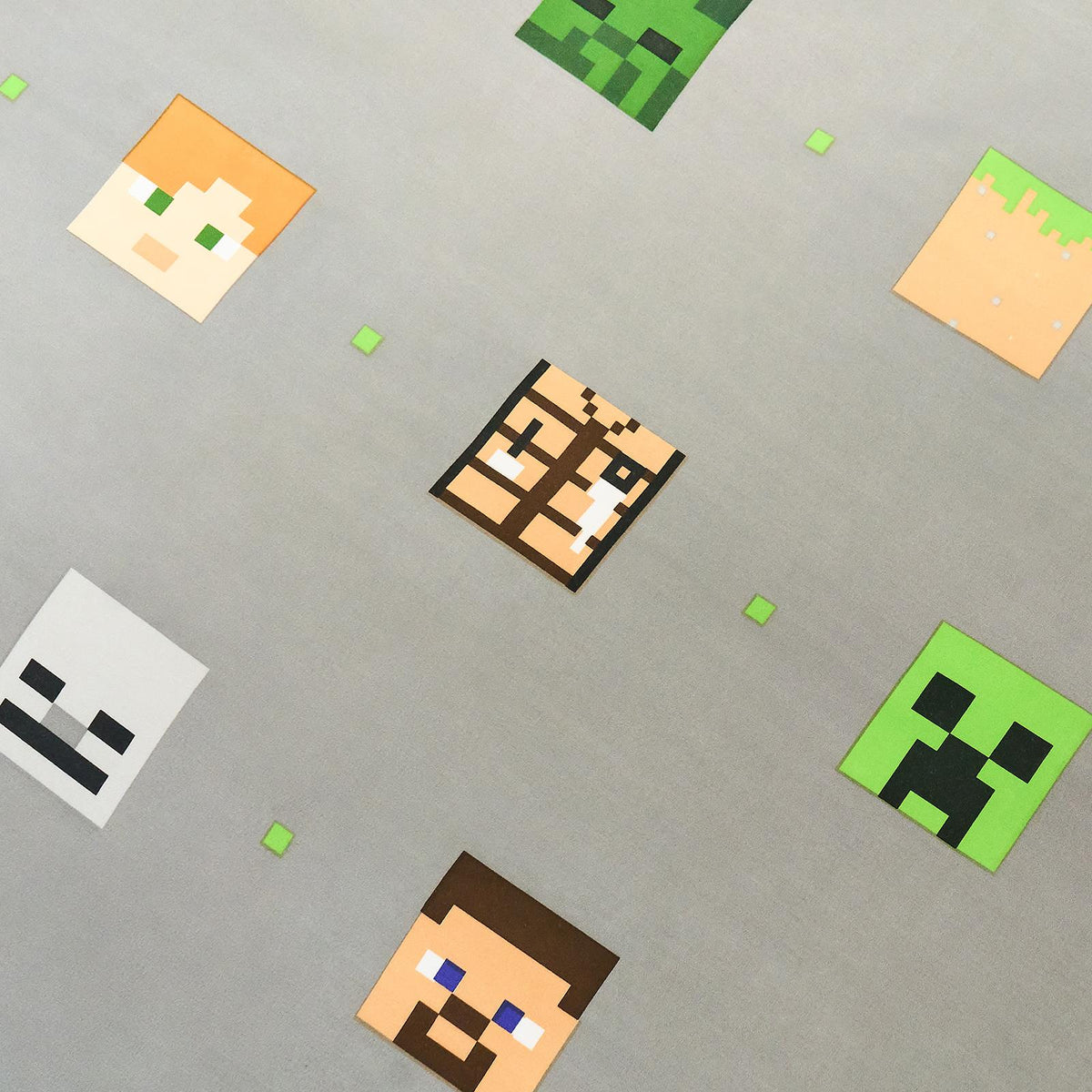 OHS x Minecraft Duvet Cover Set Reversible Bedding with Pillowcase Kids Xmas