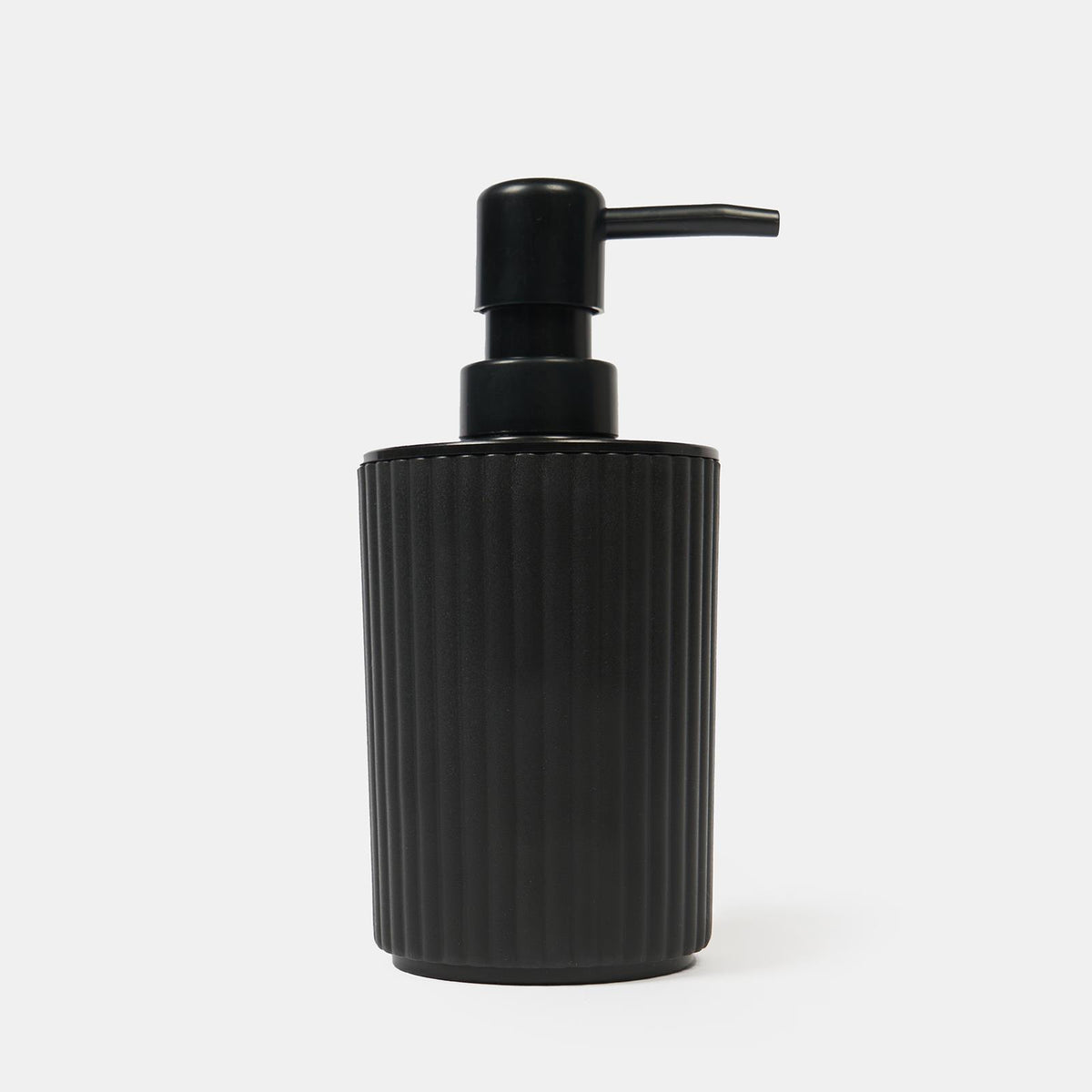 Bathroom Accessories 4 Piece Set Ribbed Soap Dispenser Holder Tumbler Toothbrush