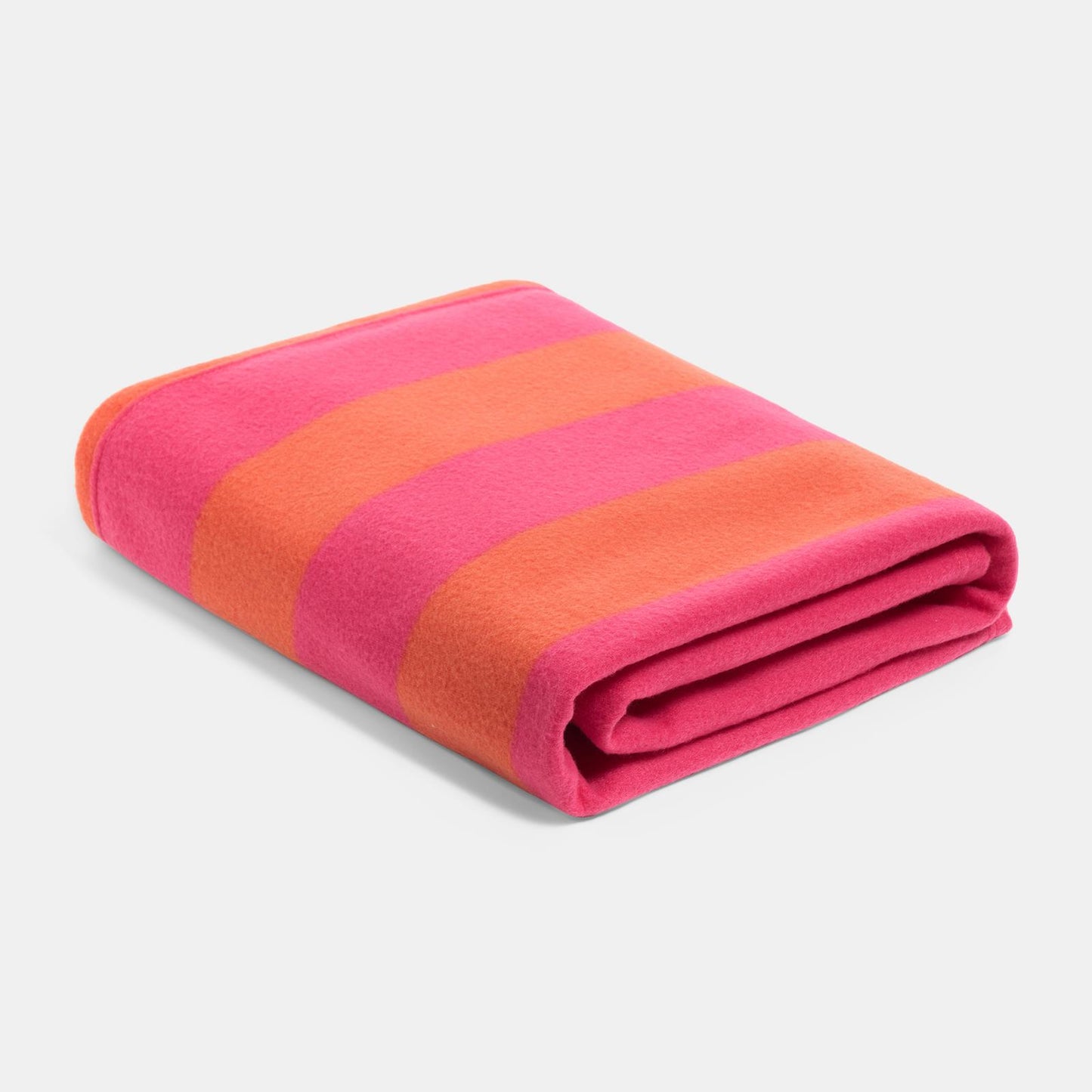 OHS Stripes Print Throw Soft Blanket Polar Fleece Lightweight Bedspread