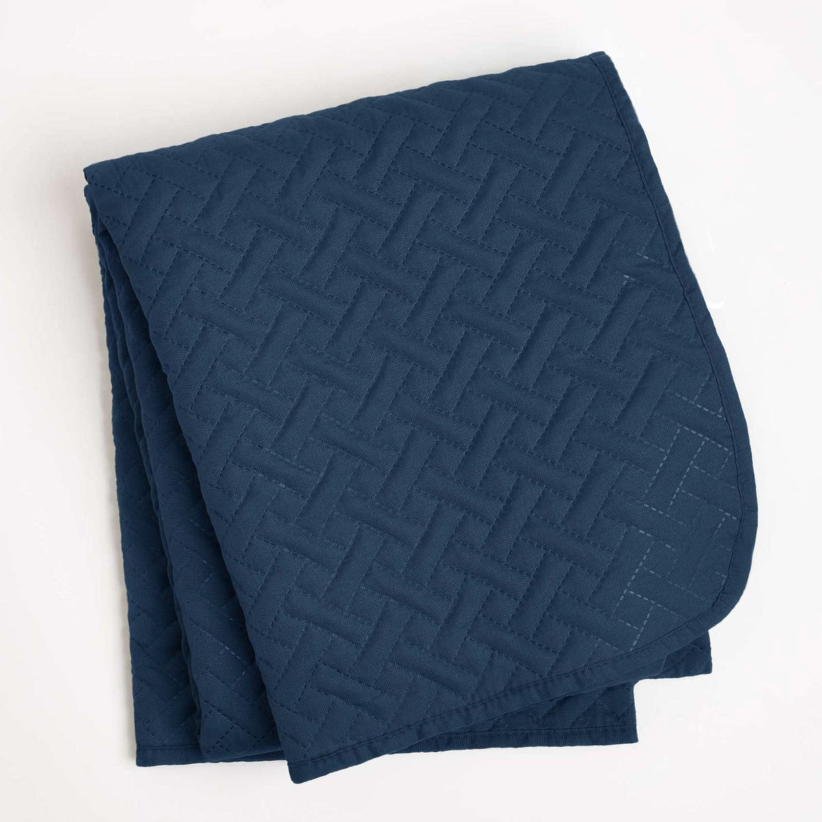 Brentfords Geo Quilted Bedspread Blanket Pinsonic Throw Large Sofa Bed Comforter