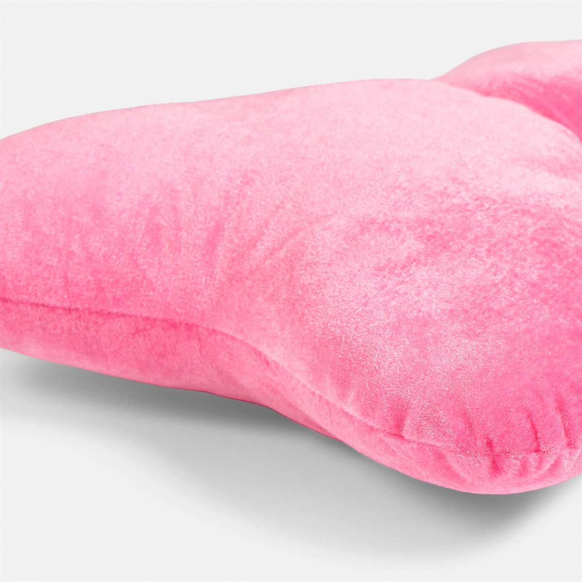 OHS Bow Shaped Cushion Velvet Decorative Filled Scatter Pillow Gift