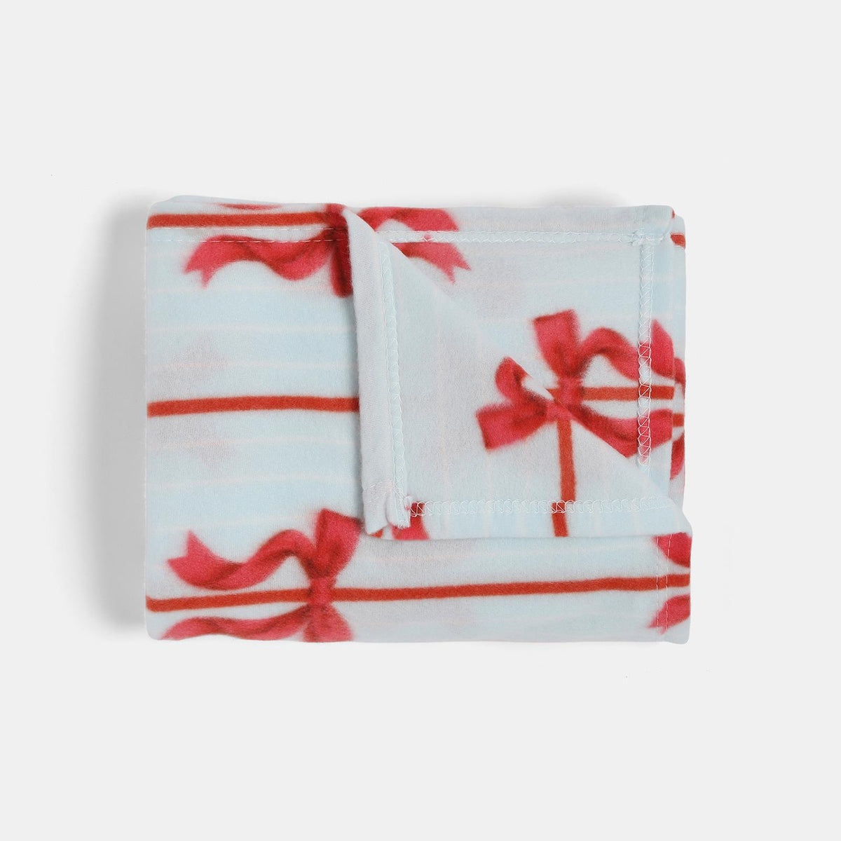 OHS Bows Throw Blanket Soft Polar Fleece Winter Thermal Bedspread Home Decor