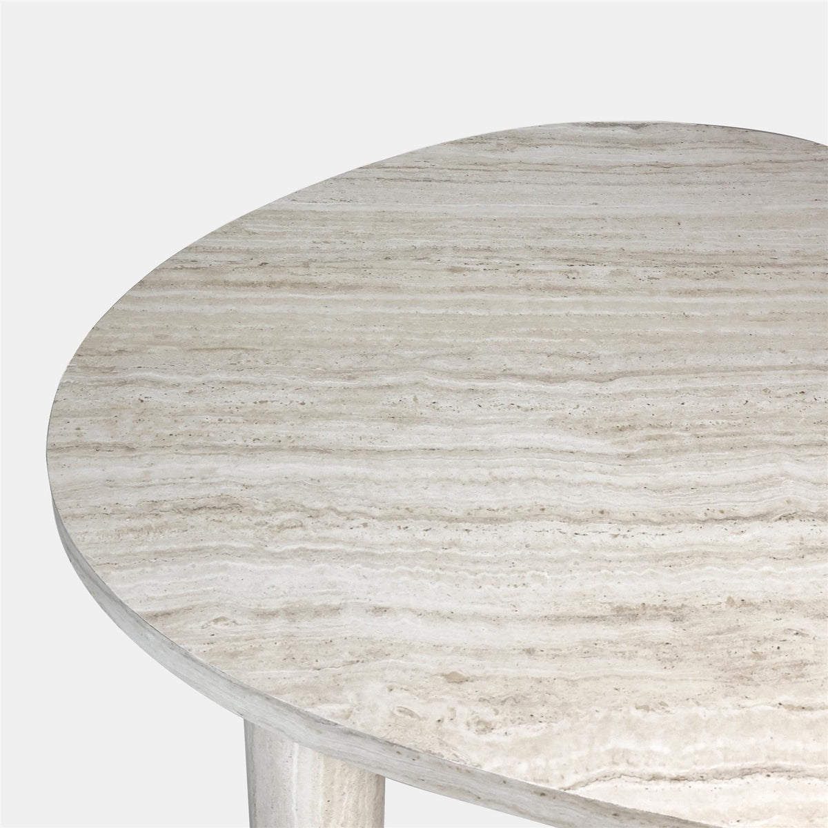 OHS 4 Legged Coffee Table Travertine Wood Effect Living Room Home Decor Modern