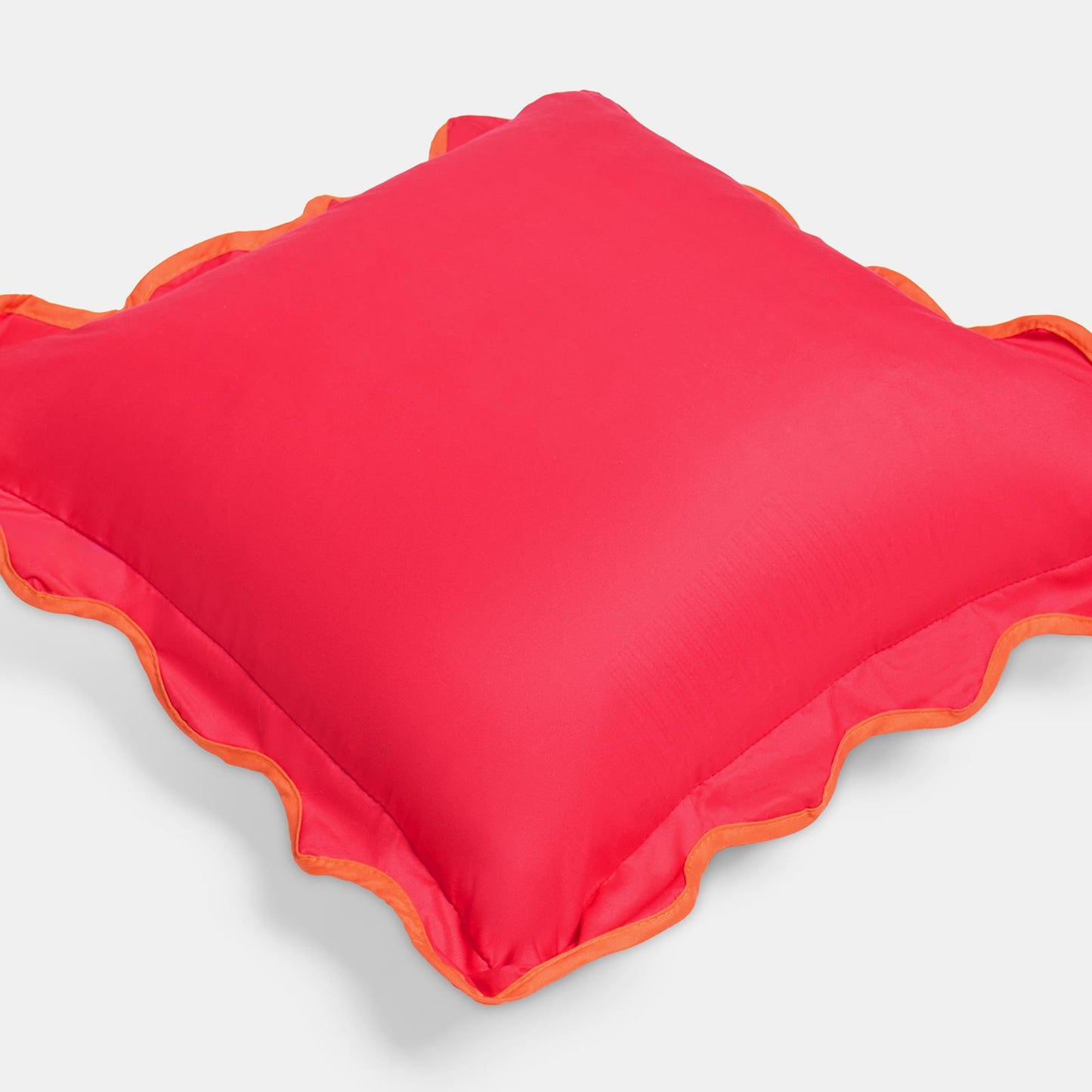 OHS Scalloped Garden Cushion Covers 2 Pack Water Resistant Outdoor Indoor