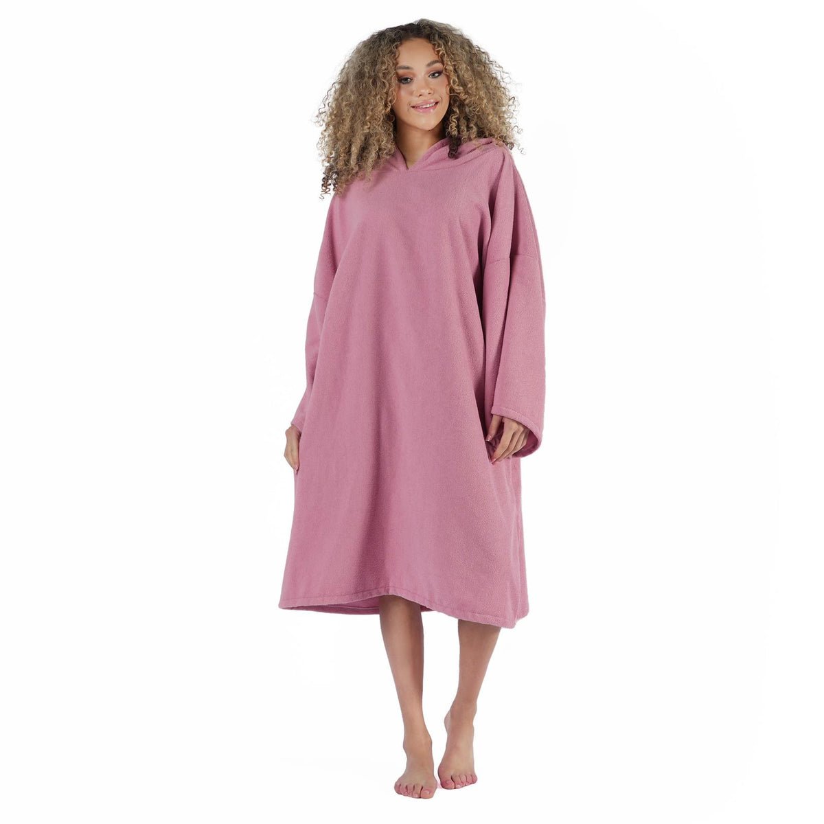 OHS Hooded Towel Poncho Adult Absorbent Dry Beach Swim Bath Changing Robe
