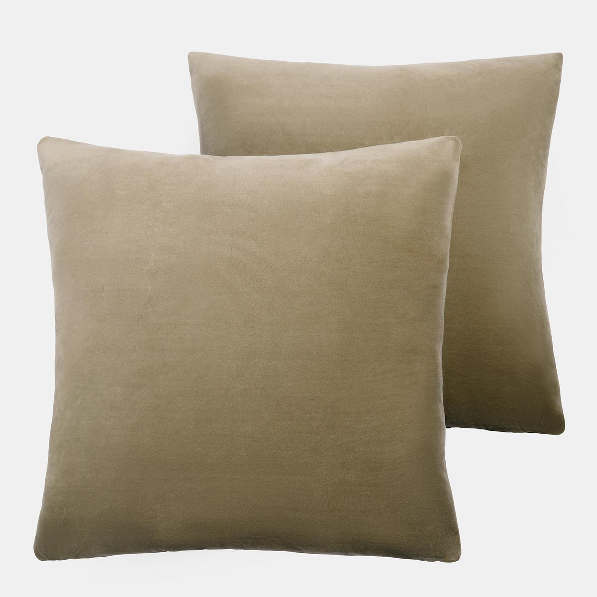 OHS Matte Velvet Cushion Covers Super Soft Luxury Square Pillowcases Multipack