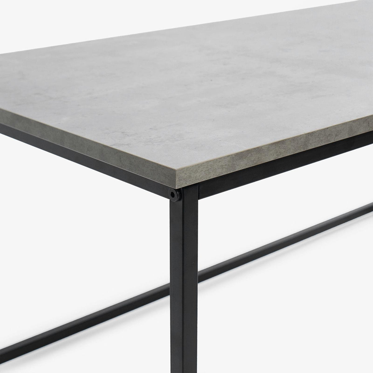 OHS Coffee Table Marble Bedside End Living Room Modern Metal Frame Home Decor