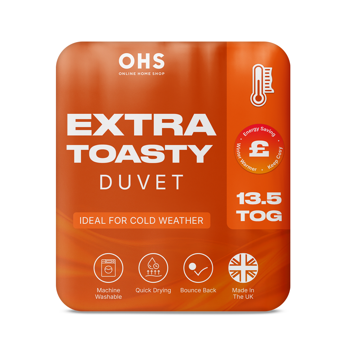 OHS Duvet Quilt/Pillows 4.5 10.5 13.5 15 Tog Single Double King Superking