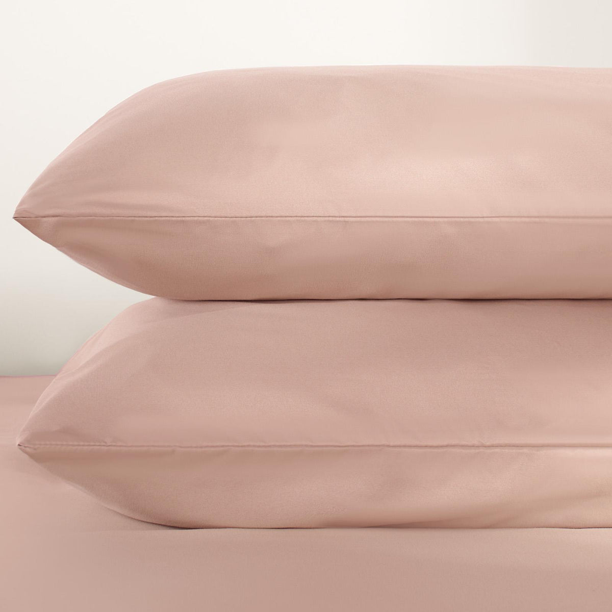 OHS Plain Duvet Cover & Pillowcase Reversible Bedding Set OR Fitted Sheet