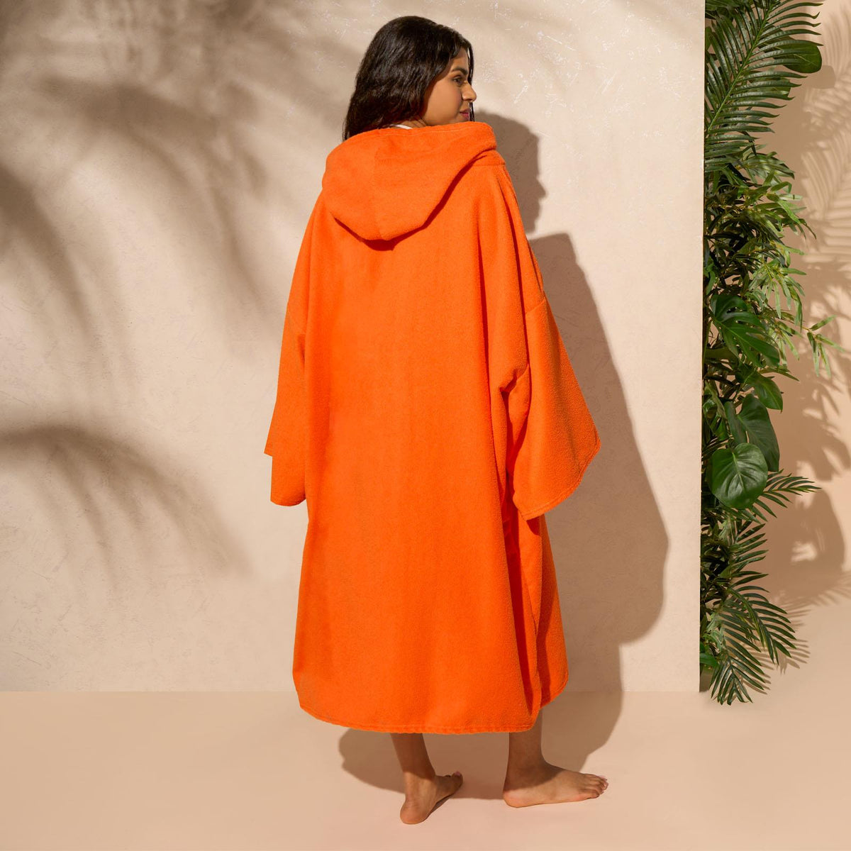 OHS Hooded Towel Poncho Adult Absorbent Dry Beach Swim Bath Changing Robe