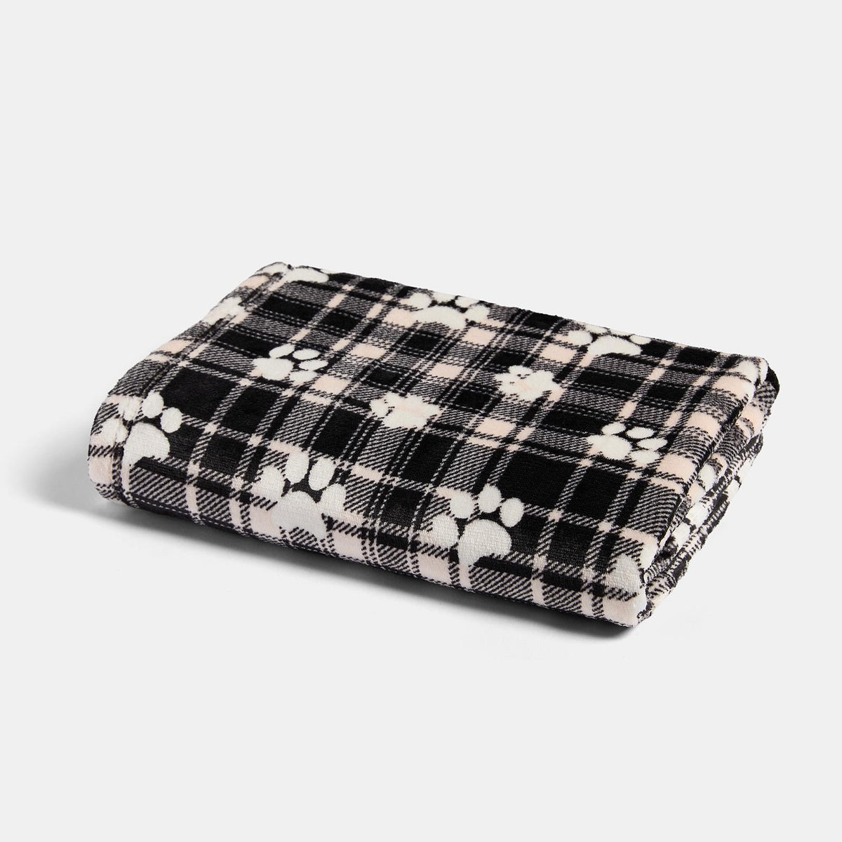 OHS Printed Pet Blanket Reversible Sherpa Fleece Dog Cats Thermal Calming Throw