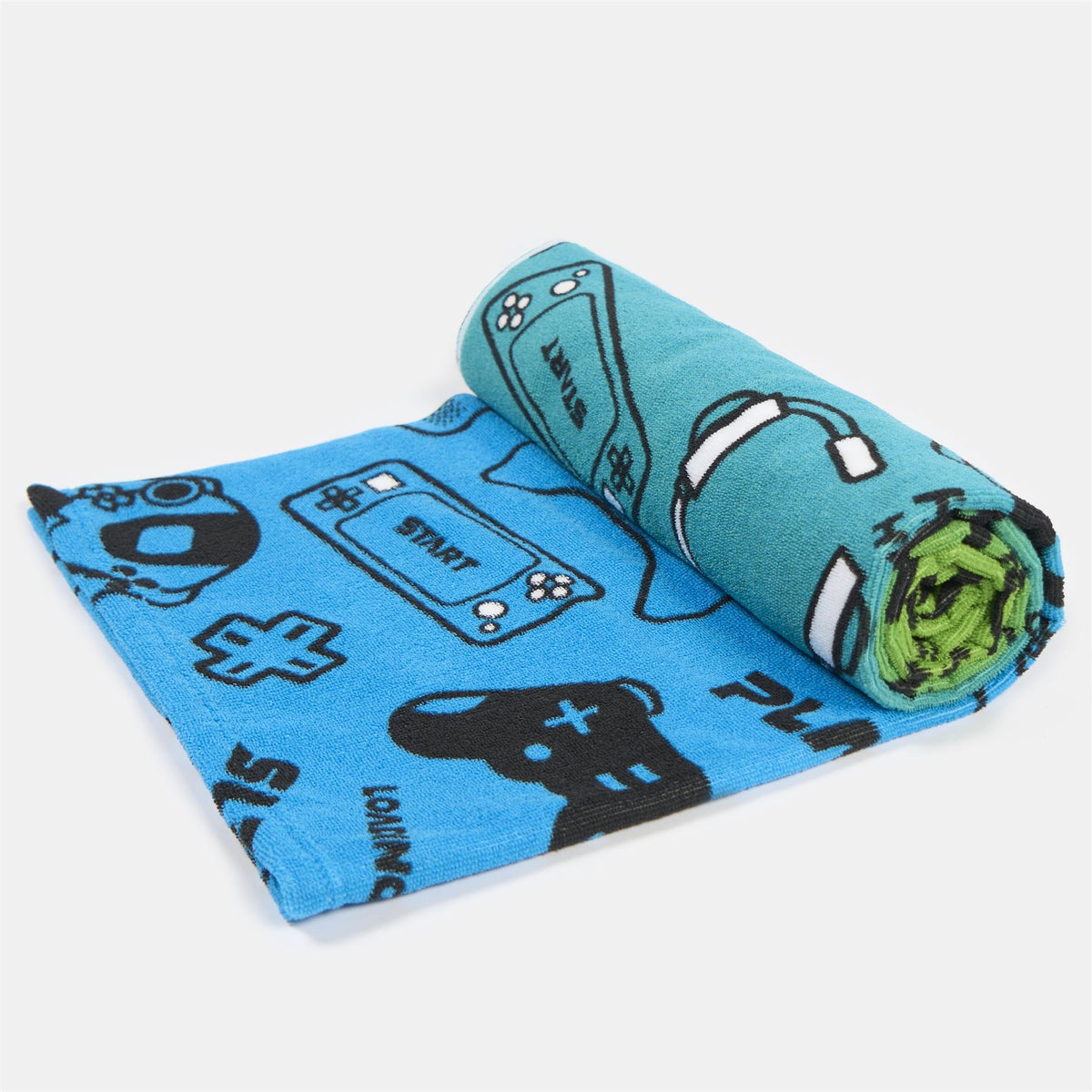 OHS Print Beach Towel Microfibre Quick Dry Bath Holiday Gym Travel Sport