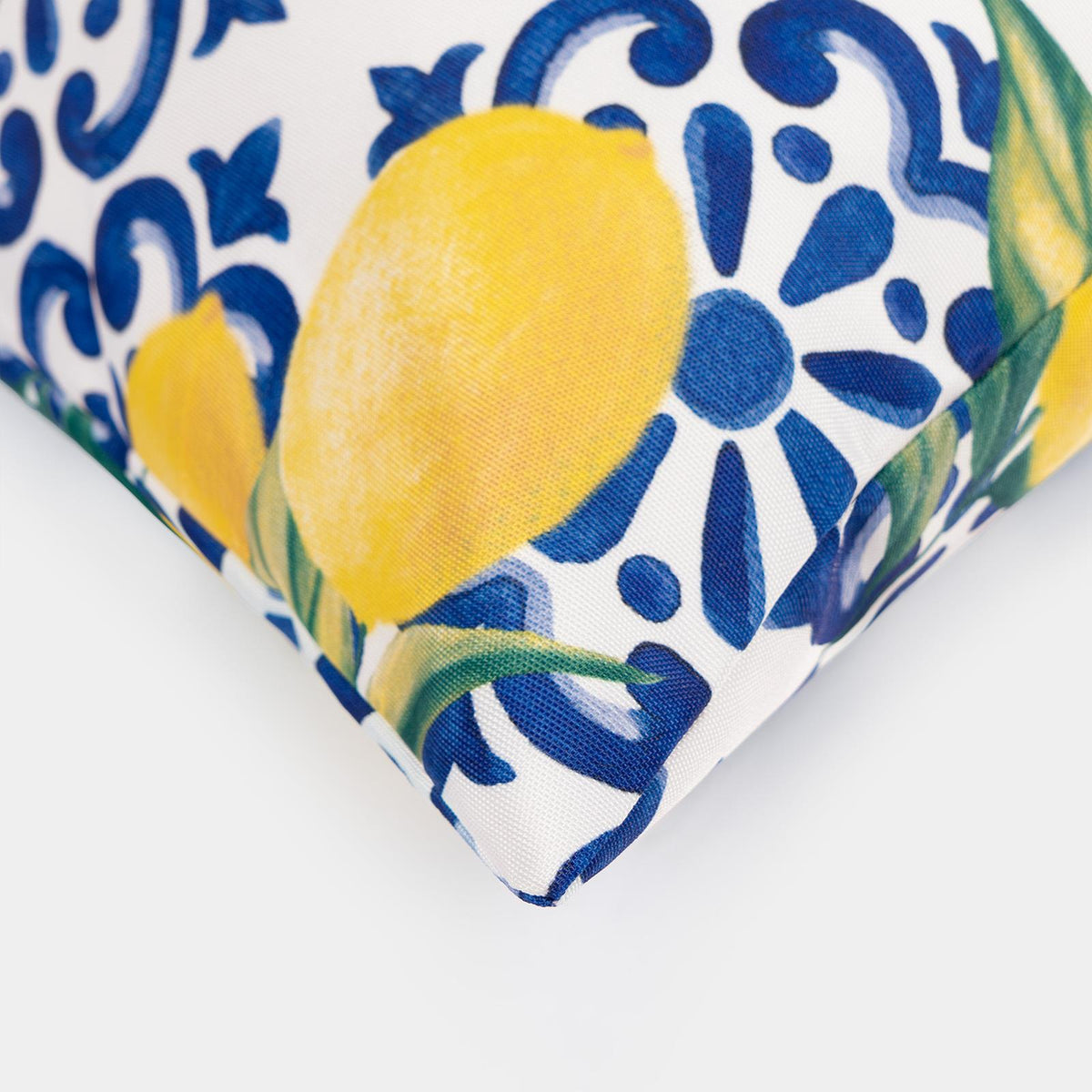 Outdoor Cushion Cover Lemon Garden Water Resistant Filled Inserts Furniture Pads