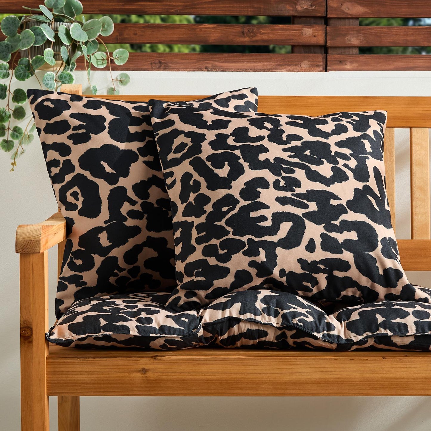OHS Fun Print Garden Cushion Covers 2 Pack Water Resistant Outdoor Indoor