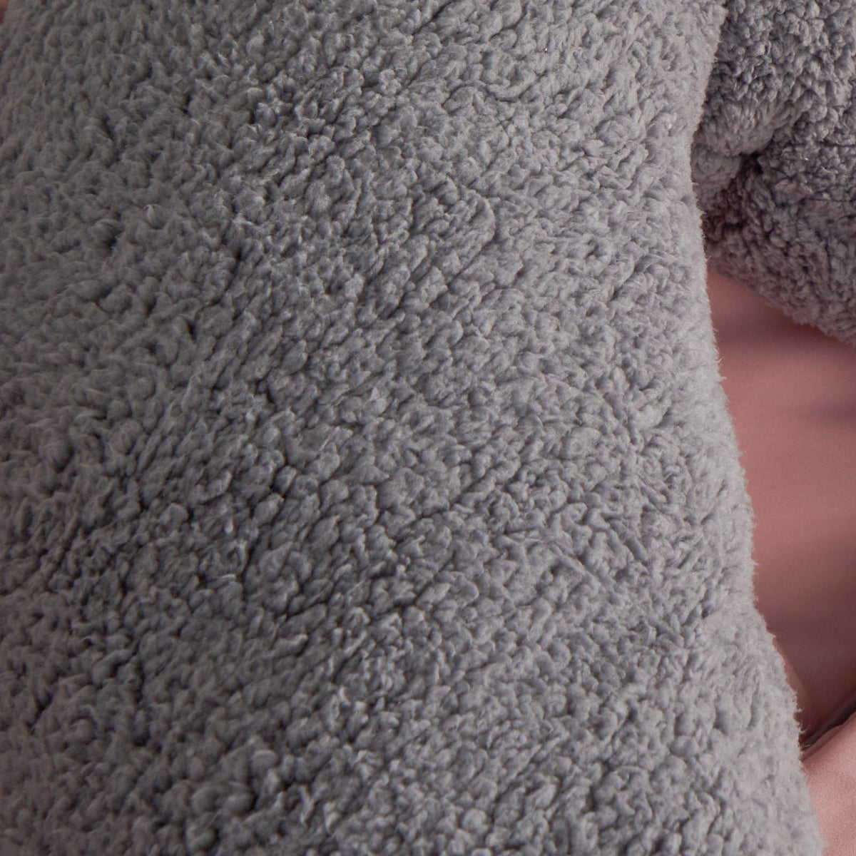Teddy Fleece V Shaped Pillow Body Neck Support Pregnancy Orthopaedic Cushion