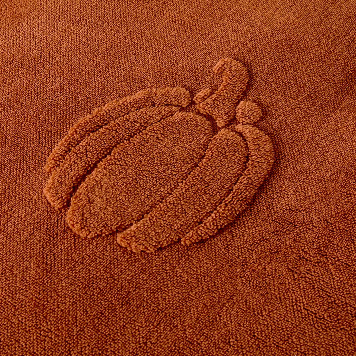 OHS Pumpkin Tufted Duvet Cover Set Halloween Autumn Teddy Fleece Bedding