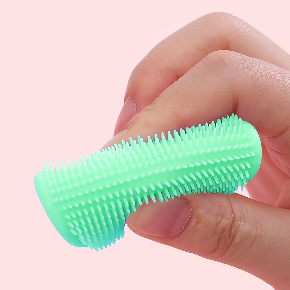 Baby Bath Brush, Baby Cradle Cap Brush, Silicone Massage Brush, Silicone Scrubbers Exfoliator Brush, Baby Skin Scrubbers Essential for Dry Skin, Cradle Cap and Eczema 2 Pack (Blue & Green)