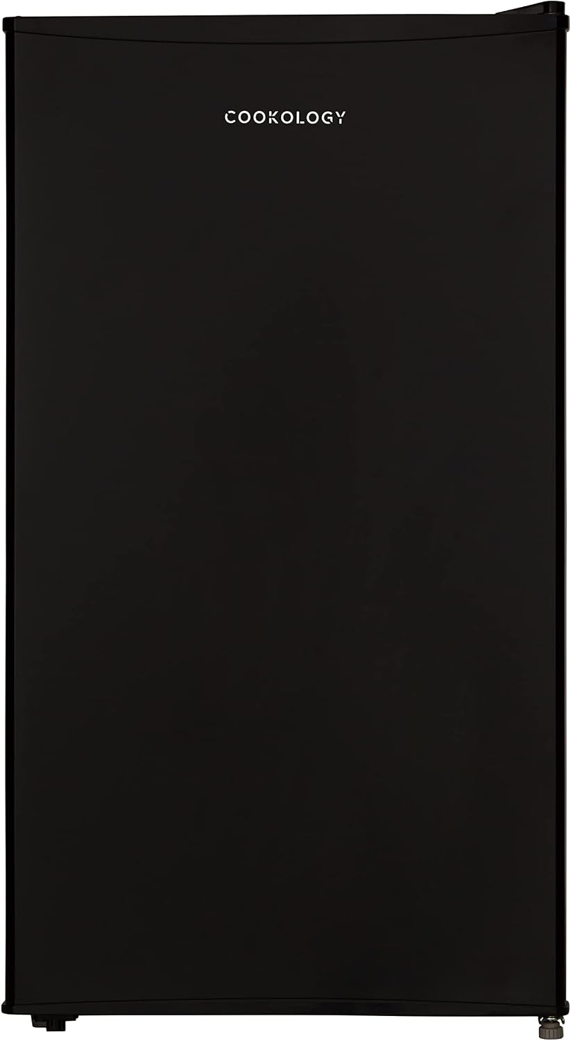 Cookology 60L 48cm Freestanding Under-Counter Freezer - Black