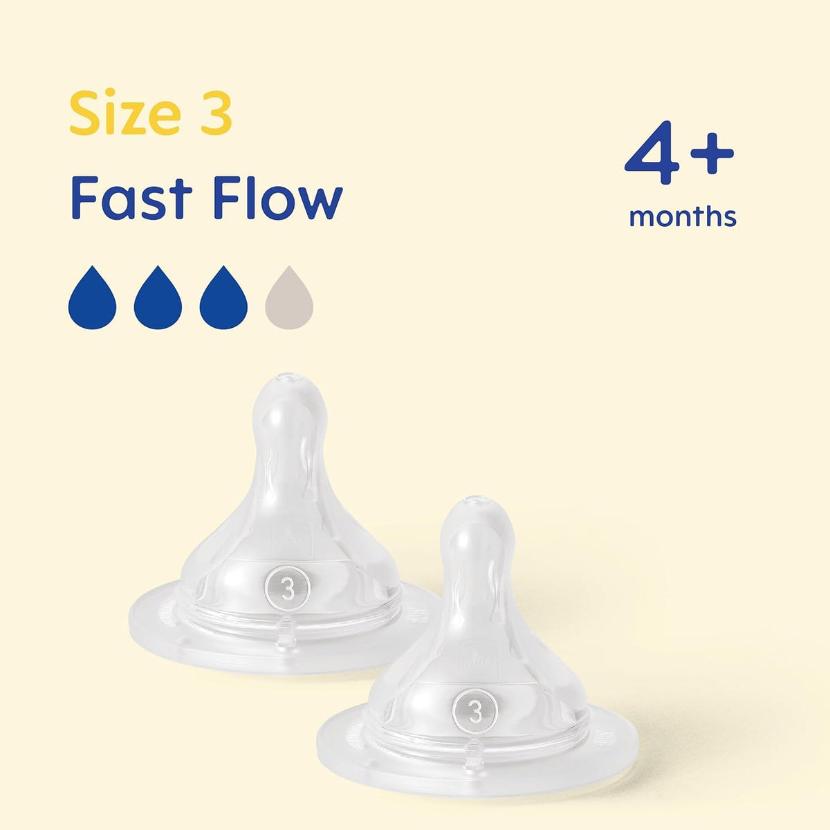 MAM Teats Size 2, Medium Flow, 2 Pack