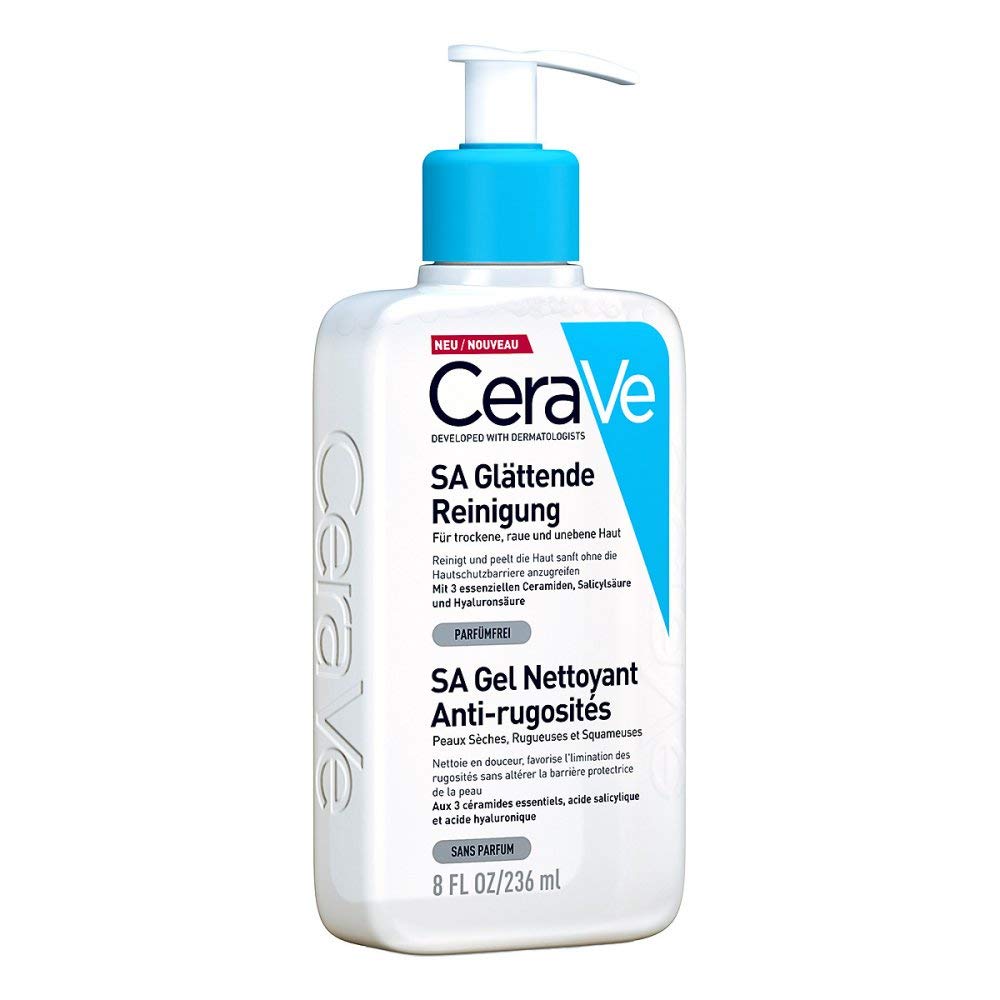 CeraVe SA Smoothing Cleanser, Salicylic Acid, Rough & Bumpy Skin, 473ml