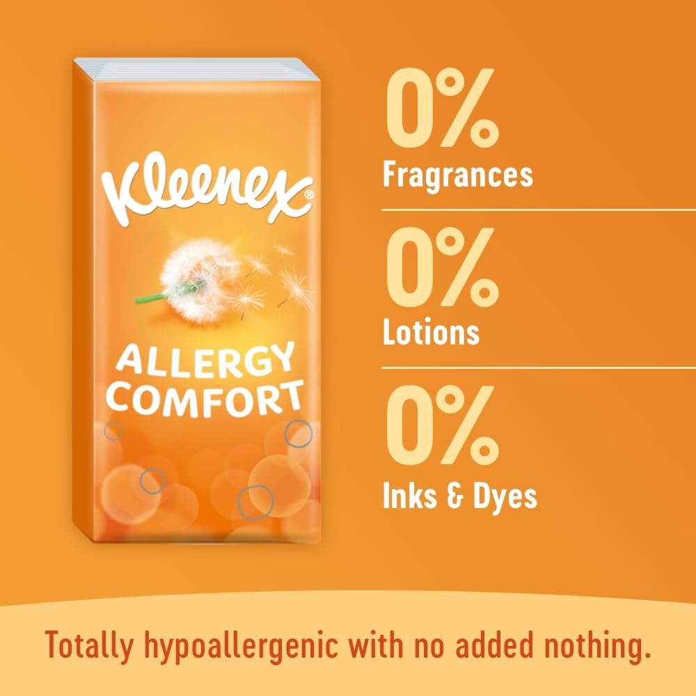 Kleenex Balsam Travel Tissues - Multipack 8 Tissue Packs