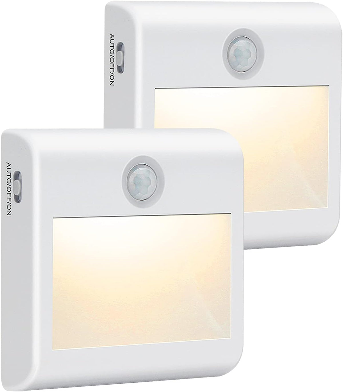 Motion Sensor Night Light, [2 Pack] Stick-On Battery Powered Night Lights