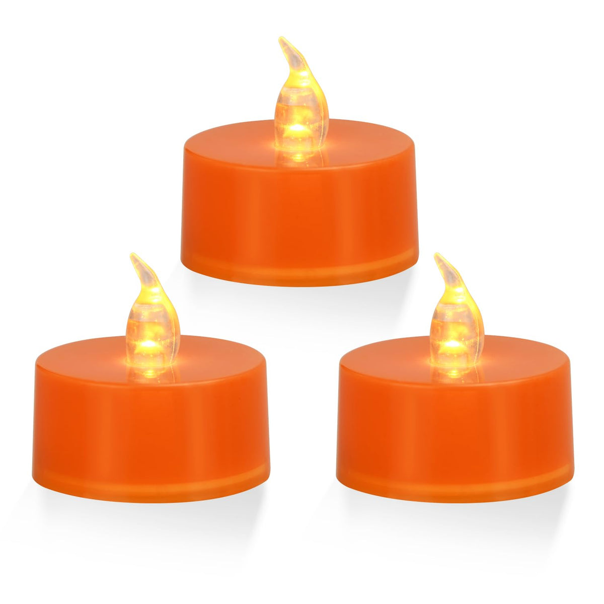 24 Pack LED Tea Lights, Warm White Light, for Decoration