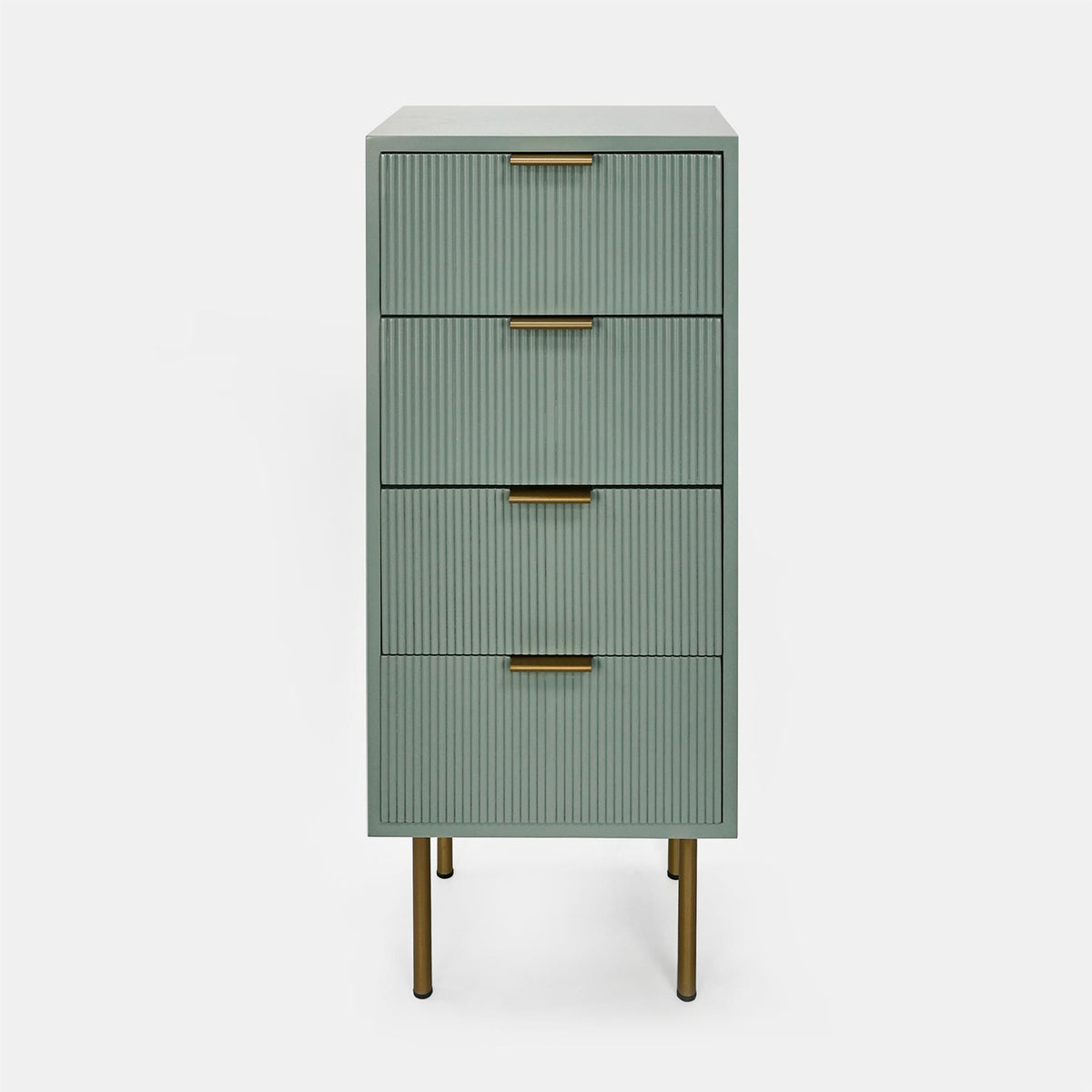 OHS Ribbed Drawer Unit Bedside Table 3/4/5/6 Draw Cabinet Nightstand Sideboard