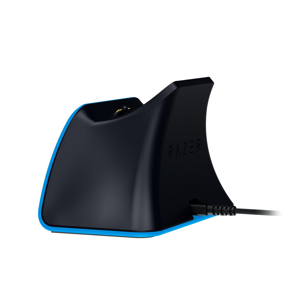 Razer Quick Charging Stand - Quick Charging Stand for PlayStation 5 Controller (Quick Charge, Curved Cradle Design, Powered by USB, One-Handed Navigation) Midnight Black