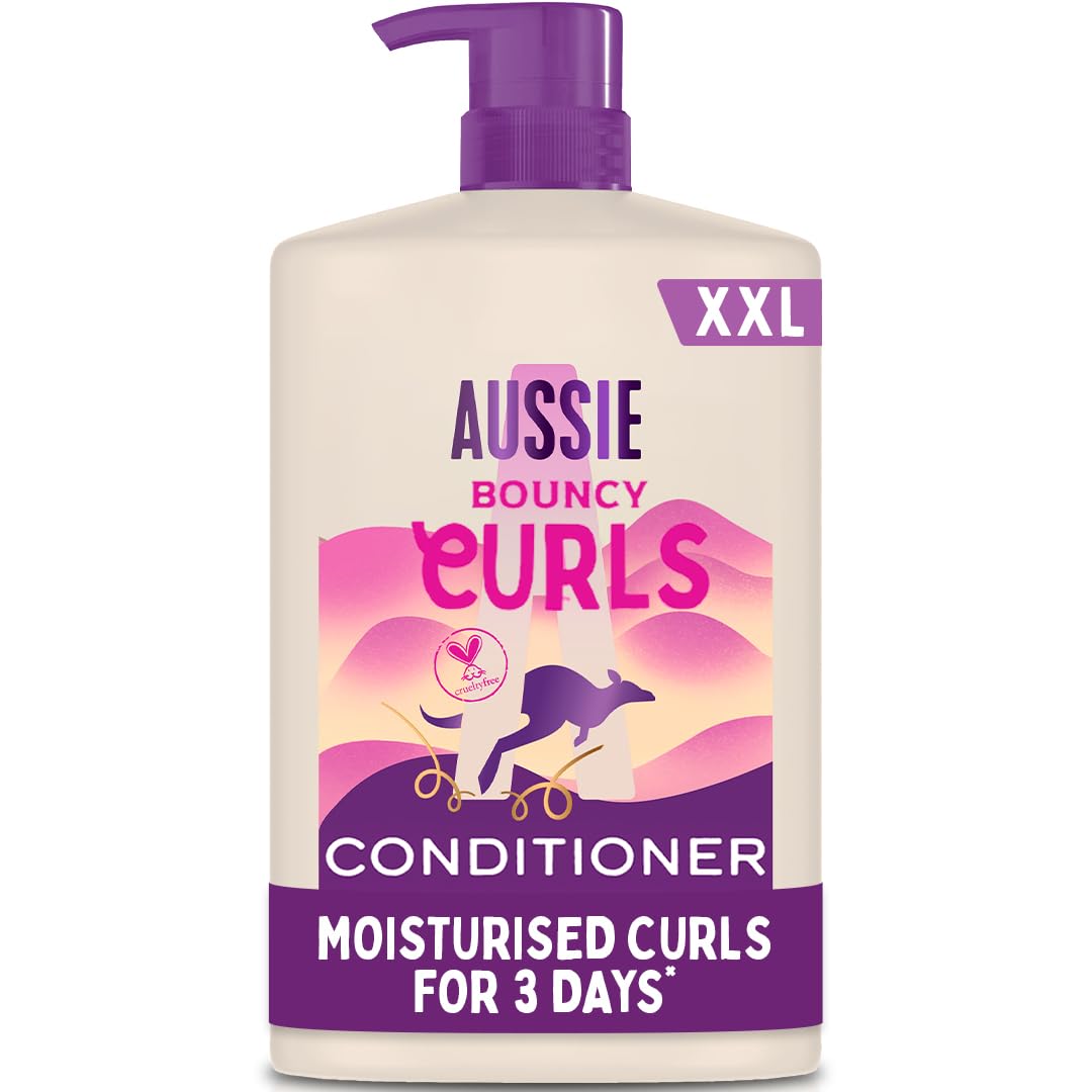 Aussie Miracle Moist Shampoo 1L Pump to Restore Brittle & Dry Hair