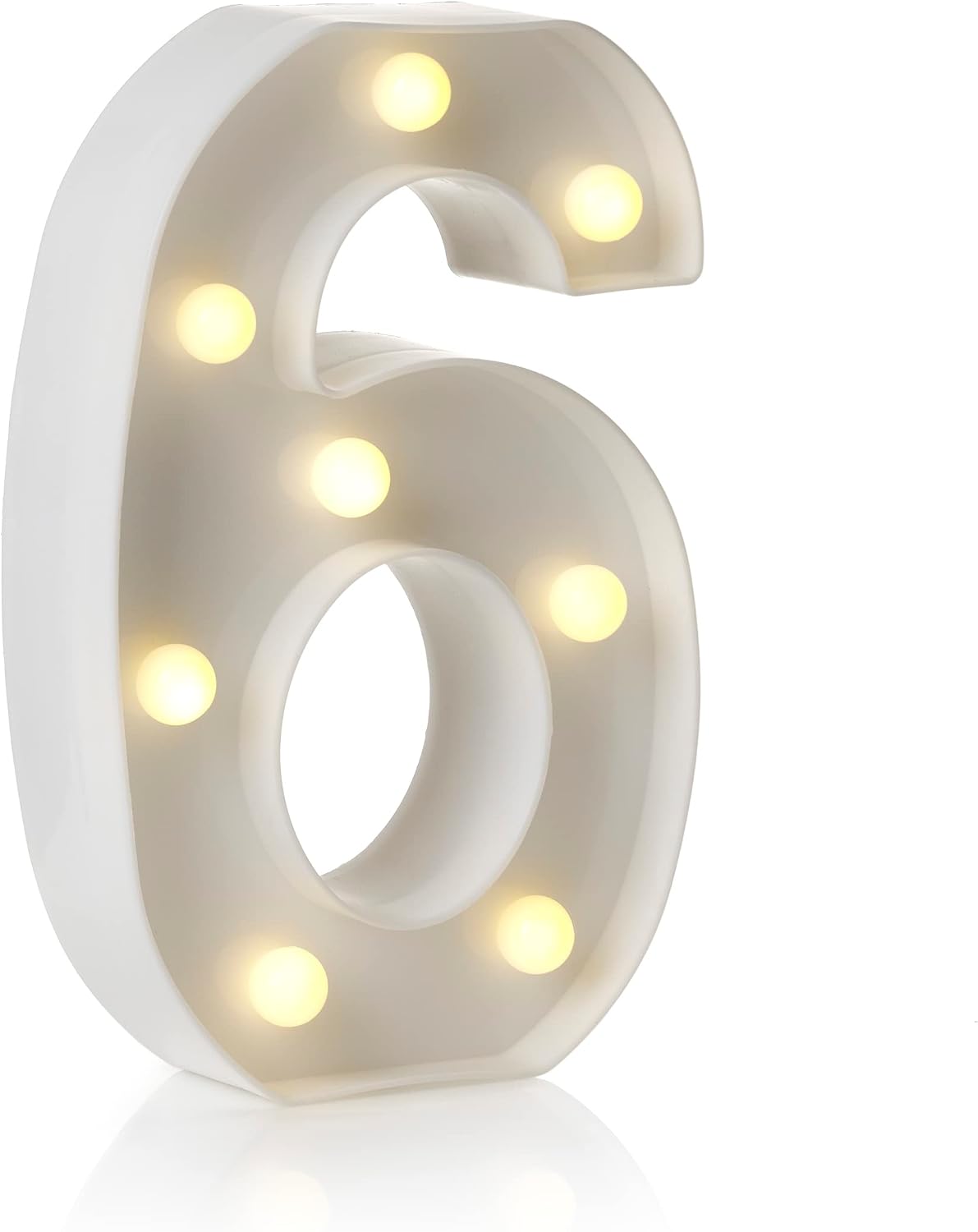 Auraglow LED Light Up Letter C Sign, Battery Powered Party Decoration