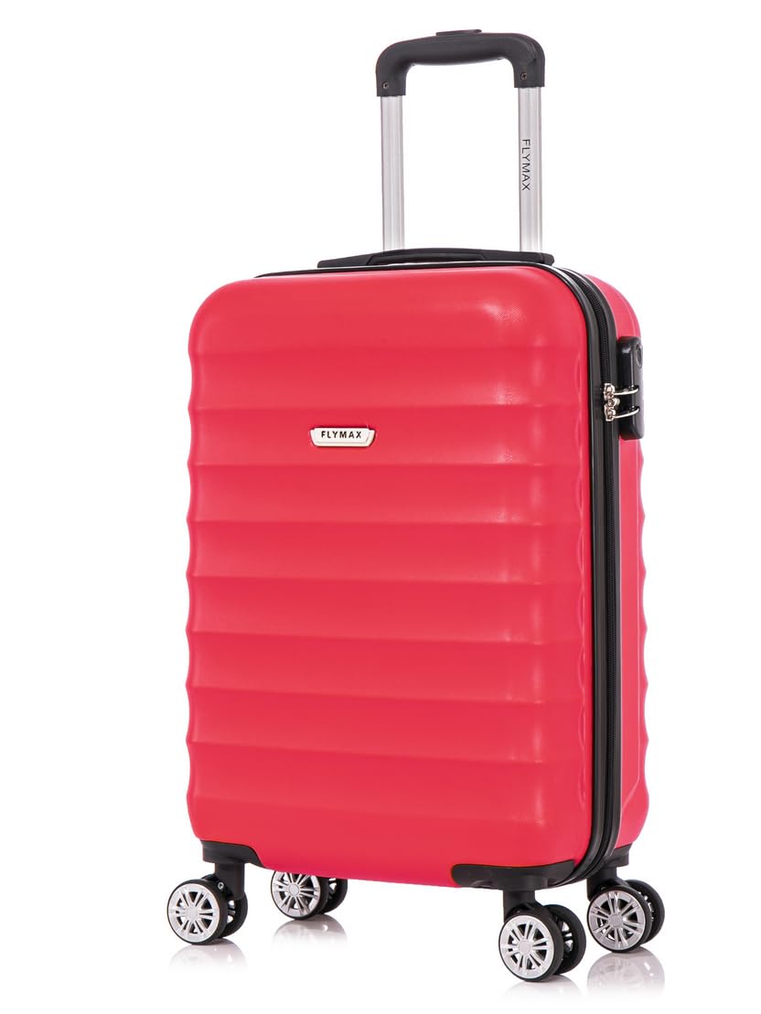 FLYMAX 55x40x20 Ryanair Cabin Bag Hand Luggage Lightweight Suitcase Approved Carry on Luggage Case 2.5KG 40L Royal