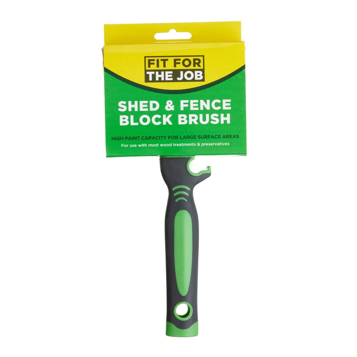 Fit For The Job Block Brush 4 inch Large Capacity for Emulsion