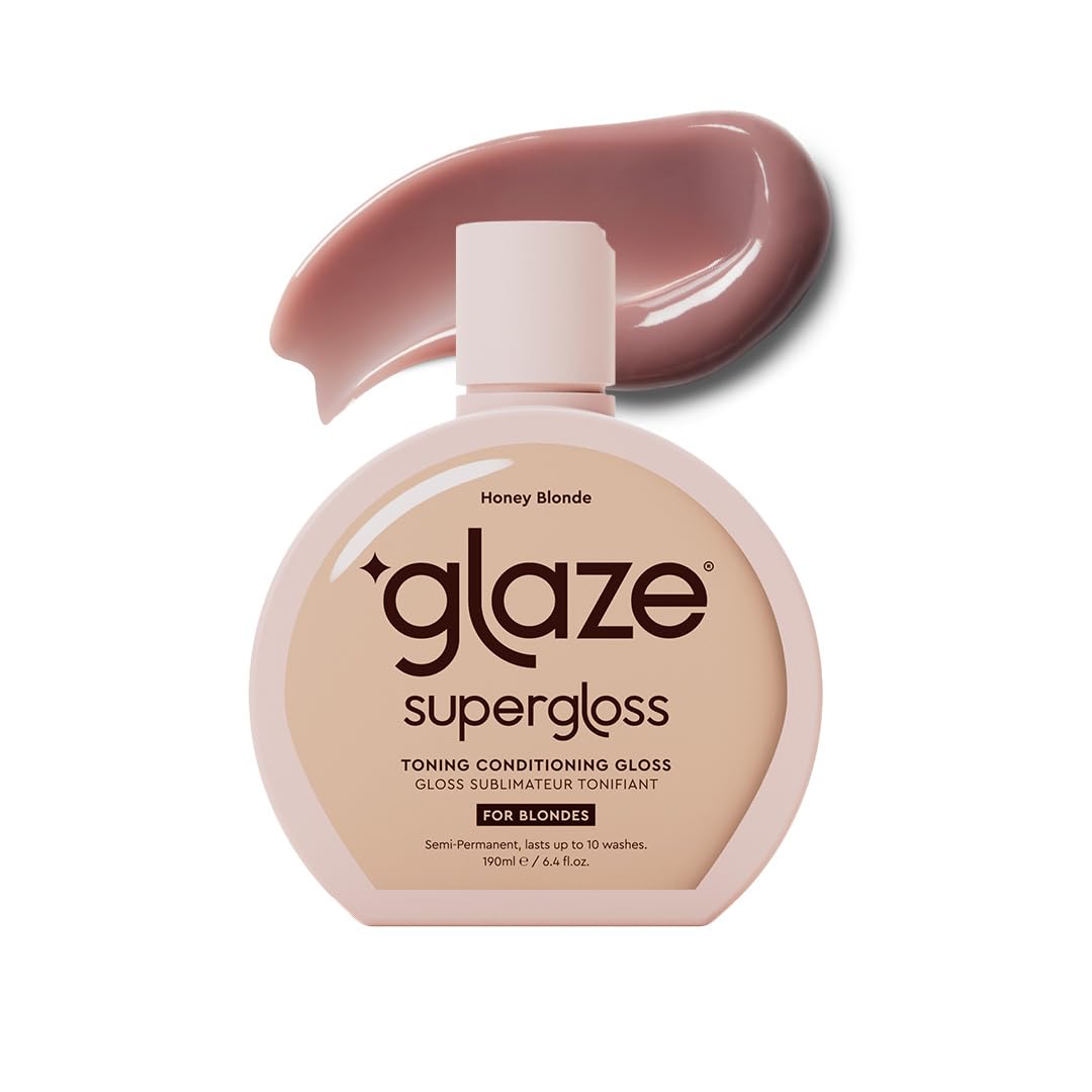 Glaze Supergloss Color Conditioning Gloss – Hydrating Semi-Permanent Colour Hair Gloss & Shine Boost – For Natural, Unbleached Dark Brown Hair – 190ml - Sleek Espresso