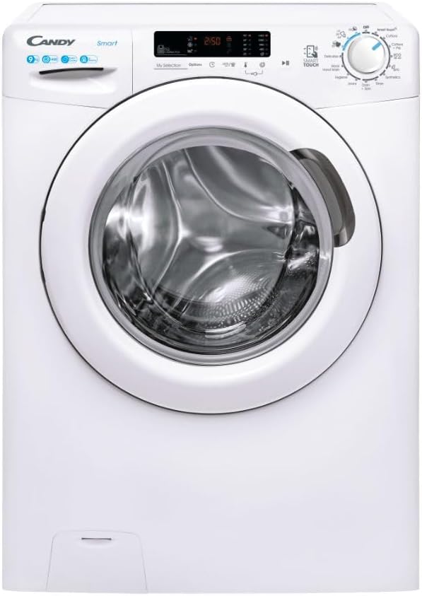 Candy CS1492DW4 Smart Freestanding Washing Machine 9KG 1400rpm, B Energy, White, NFC
